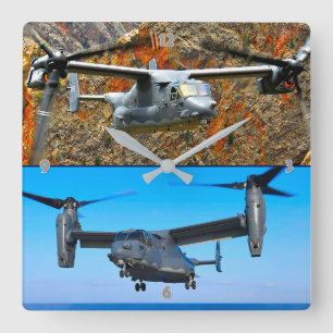 CV-22 OSPREY QUADRATISCHE WANDUHR