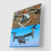 CV-22 OSPREY QUADRATISCHE WANDUHR (Winkel)