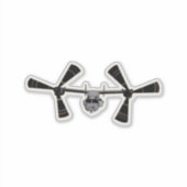 CV-22, Osprey, Tiltrotorflugzeug Aufkleber (Vorderseite)