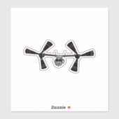 CV-22, Osprey, Tiltrotorflugzeug Aufkleber (Blatt)