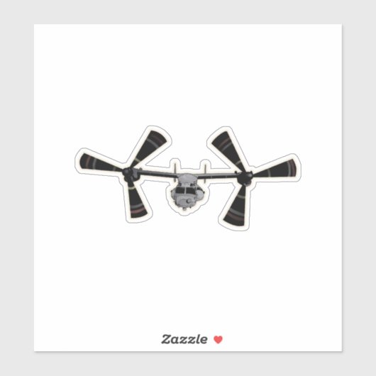 CV-22, Osprey, Tiltrotorflugzeug Aufkleber (Blatt)