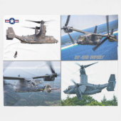 CV-22B OSPREY FLEECEDECKE (Vorderseite (Horizontal))