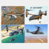 CV-22B OSPREY FLEECEDECKE (Vorderseite (Horizontal))