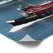 CV-59 "USS Forrestal", fossile Brennstoffe, New Yo Poster (Ecke)