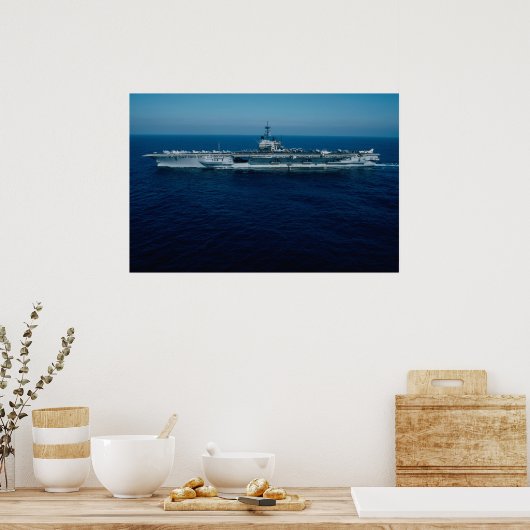 CV-61 Ranger 1986, Flugzeugträger Poster (Küche)