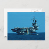 CV-66 "USS America" Stilllegung im Jahre 1996, Her Postkarte (Vorne/Hinten)