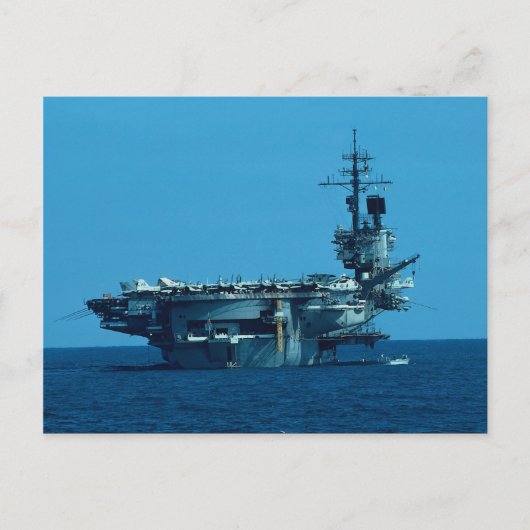 CV-66 "USS America" Stilllegung im Jahre 1996, Her Postkarte (Vorderseite)