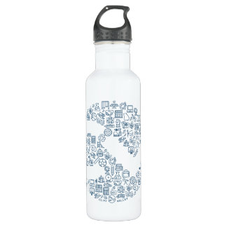 CV-Icons - Wasserflasche Edelstahlflasche