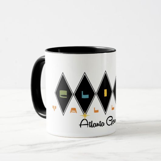 CV Retro - Atomic Tasse (Vorderseite Links)