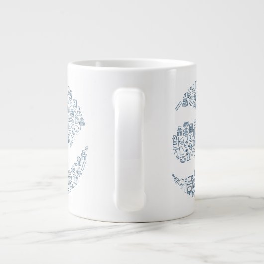 CV-Symbole - Jumbo-Tasse (Rückseite)