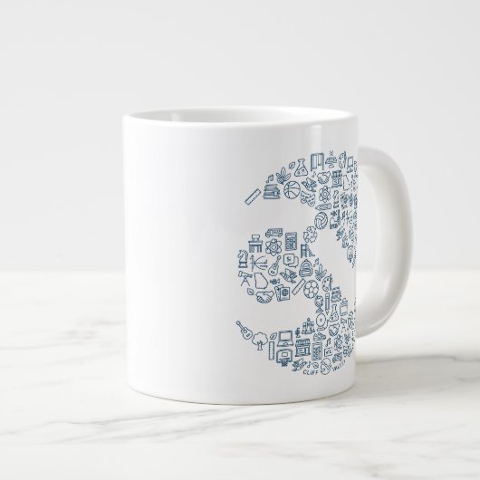 CV-Symbole - Jumbo-Tasse (Vorderseite Rechts)