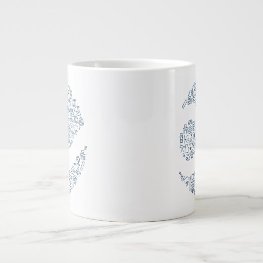 CV-Symbole - Jumbo-Tasse (Vorderseite)