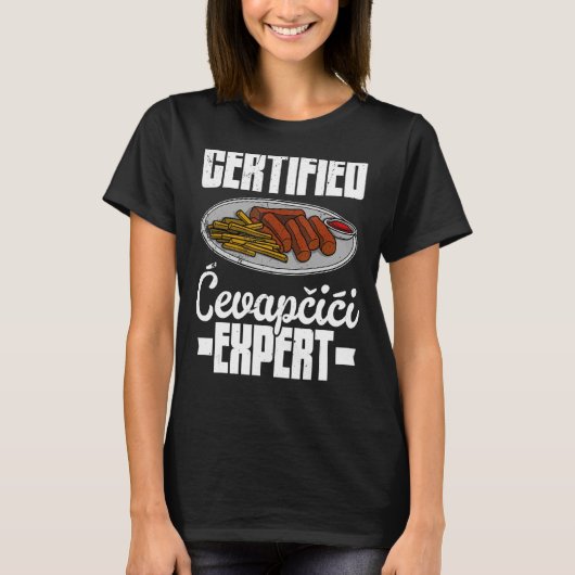 Cvapcici Kebab Balkan Küche 16 T-Shirt (Vorderseite)