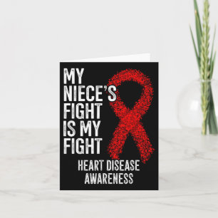 Cvd My Niece's Fight is my fight Heart Disease Awa Karte