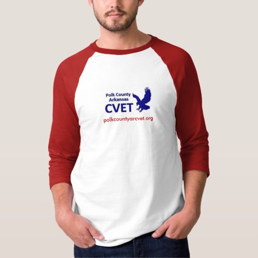 CVET Basic 3/4 Ärmel Raglan T-Shirt (Vorderseite)