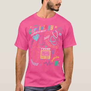 Cvicu Kardiale Nurse Retro Anatomie Kardiologie Me T-Shirt