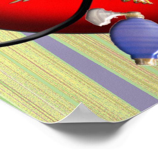 CVICU Nurse Leinwand Art Poster (Ecke)