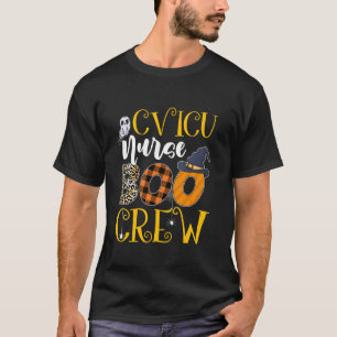 CVICU Nurse Leopard Kardiovaskuläres ICU Nursing B T-Shirt