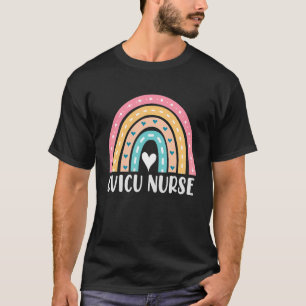CVICU Nurse Niedlich Rainbow Kardiovaskuläre Inten T-Shirt