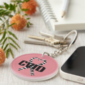 CVID Zebra-Band-Schlüsselanhänger Schlüsselanhänger (Vorderseite rechts)