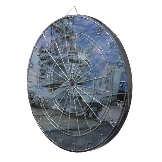 CVN-65 USS ENTERPRISE DARTSCHEIBE (Vorderseite rechts)