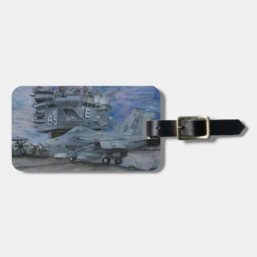 CVN-65 USS ENTERPRISE GEPÄCKANHÄNGER (Vorderseite horizontal)