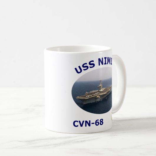 CVN 68 Nimitz Foto-Tasse Kaffeetasse (VorderseiteRechts)