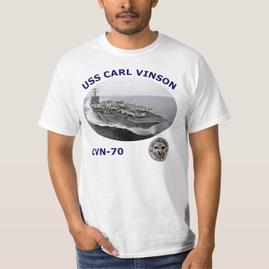 CVN 70 USS CARL VINSON FOTO-T-SHIRT T-Shirt (Vorderseite)