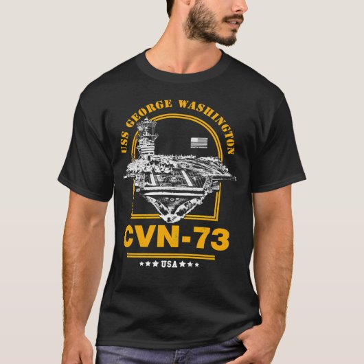 CVN-73 USS George Washington T-Shirt (Vorderseite)