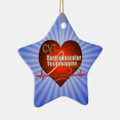 CVT HEART LOGO Kardiovaskulärer Technologe Keramikornament (Rechts)