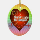 CVT HEART LOGO Kardiovaskulärer Technologe Keramikornament (Rechts)