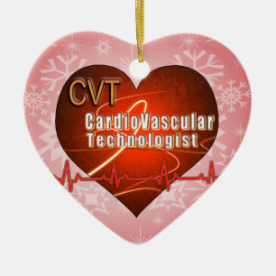 CVT HEART LOGO Kardiovaskulärer Technologe Keramikornament