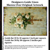 CW2 Decoupage, Vintage Creme und Weiße Rosen Seidenpapier