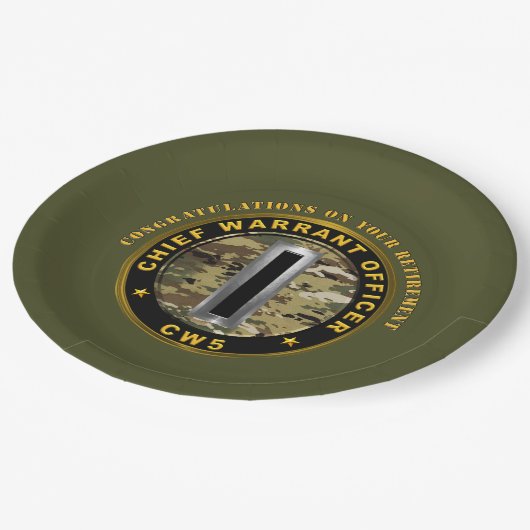 CW5 Bezugspapierplatte Pappteller (Schrägansicht)