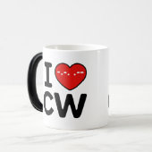 CW Kontinuierliche Wellentherapie Liebe Verwandlungstasse (Vorderseite Links)