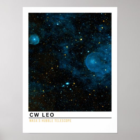 CW Leonis IRC +10216 Weltraumbildung Poster (Vorne)