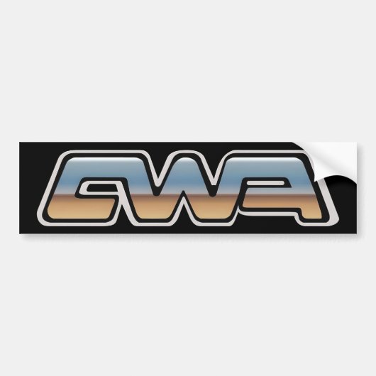 CWA-Logo-Autoaufkleber Autoaufkleber (Vorne)