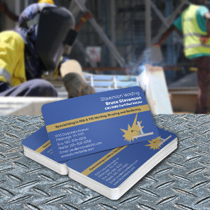 CWI AWS Certified Welder Business Card Visitenkarte