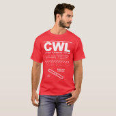 CWL T - Shirt Cardiff Airport (Vorne ganz)