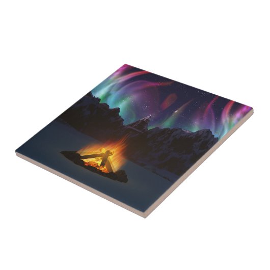 Cwm Aurora Decorative Tile / Trivet Fliese (Seite)