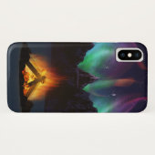 Cwm Aurora iPhone Case-Mate Hülle (Rückseite (Horizontal))