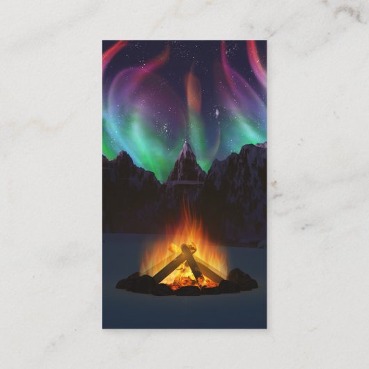 Cwm Aurora Lesezeichen Visitenkarte (Rückseite)