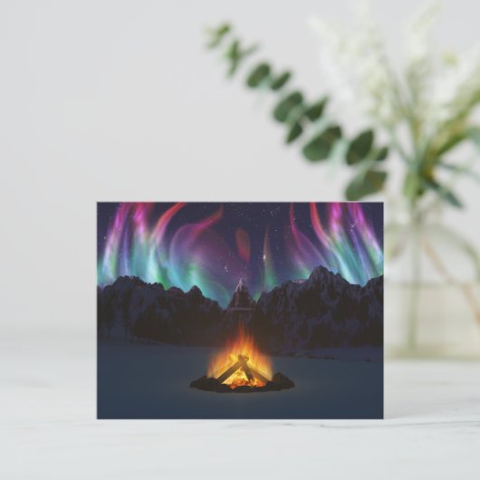 Cwm Aurora Postkarte (Stehend Vorderseite)