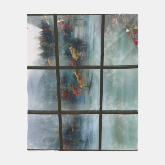 Cwm Autumn Frost Fleece Blanket (Vorderseite)