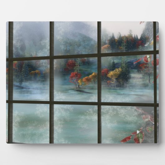 Cwm Autumn Frost Picture Plaque Fotoplatte (Vorderseite)