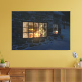 Cwm Christmas Canvas Print Leinwanddruck (Insitu (Wohnzimmer))