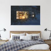 Cwm Christmas Canvas Print Leinwanddruck (Insitu (Schlafzimmer))