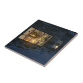 Cwm Christmas Decorative Tile / Trivet Fliese (Seite)