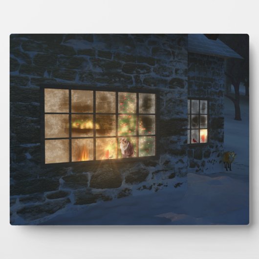 Cwm Christmas Foto Plaque Fotoplatte (Vorderseite)
