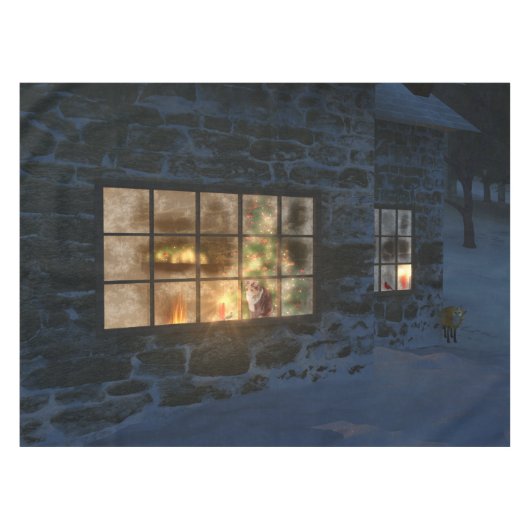 Cwm Christmas Tablecloth Tischdecke (Vorderseite (Horizontal))